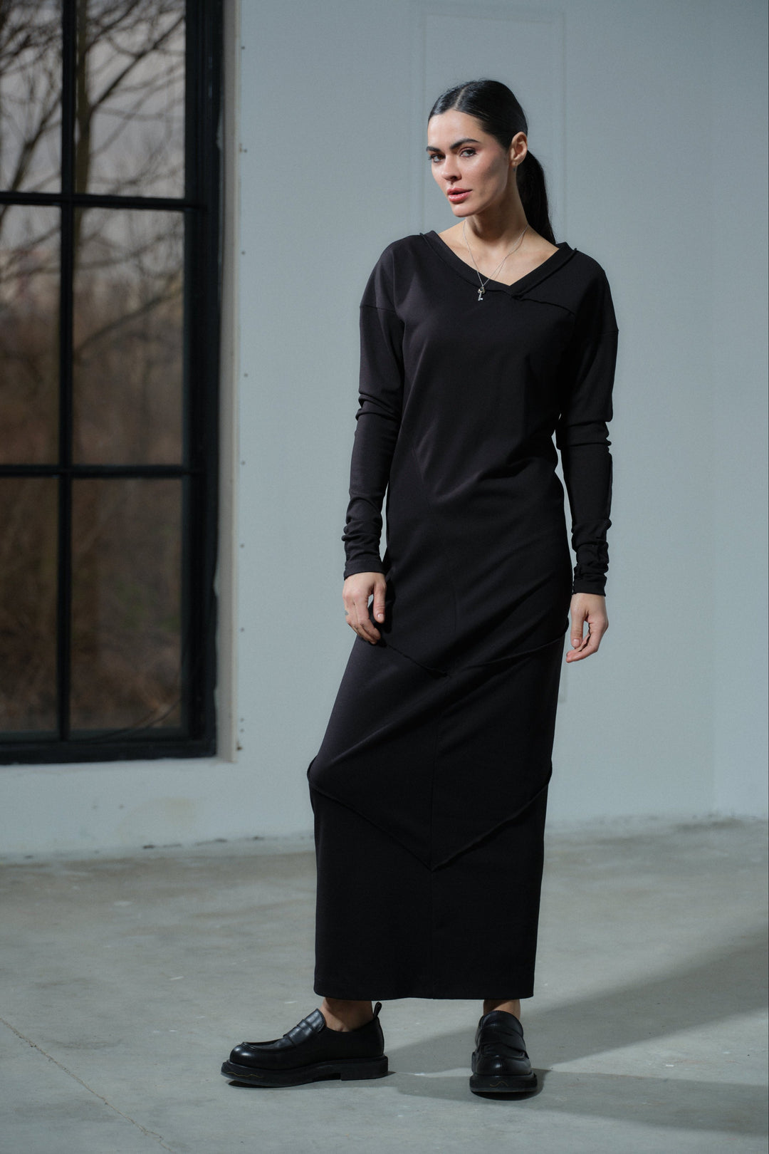 asymmetric bodycon dress black Asymmetric Ruched Mini Bodycon Dress In Black Slinky | EGO US