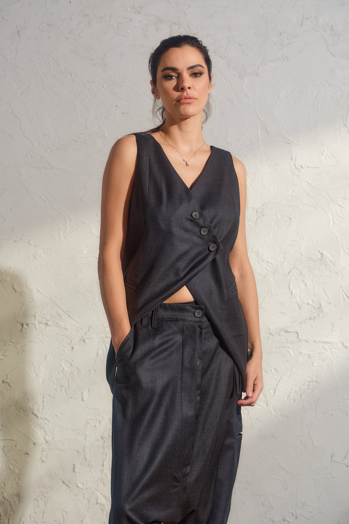 Wool Waistcoat Women