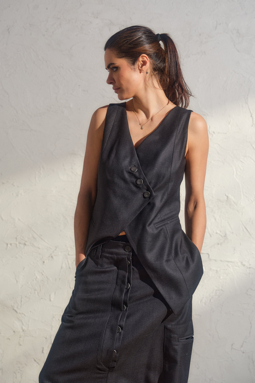 Wool Waistcoat Women