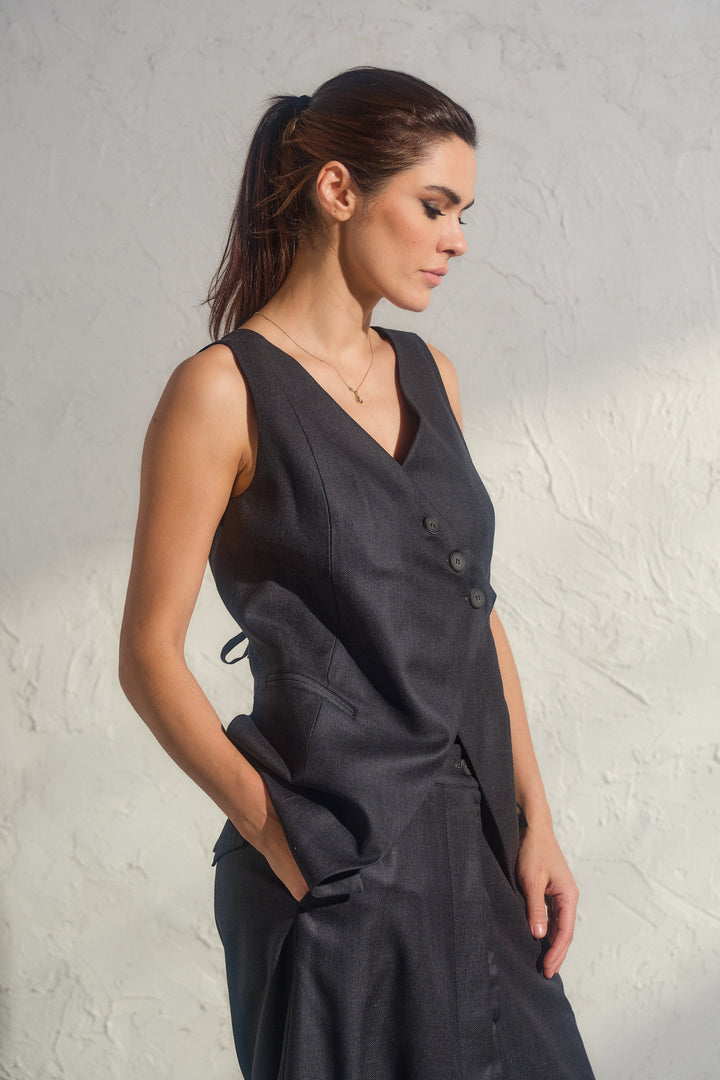 Wool Waistcoat Women