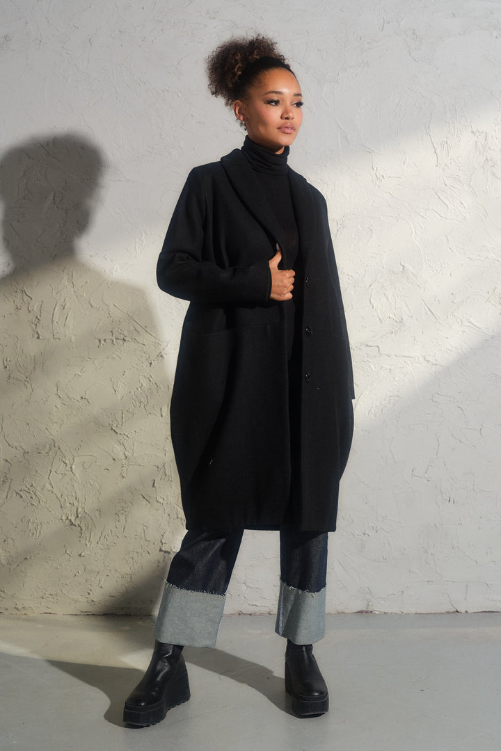 Oversized Pure Sheep Wool Coat