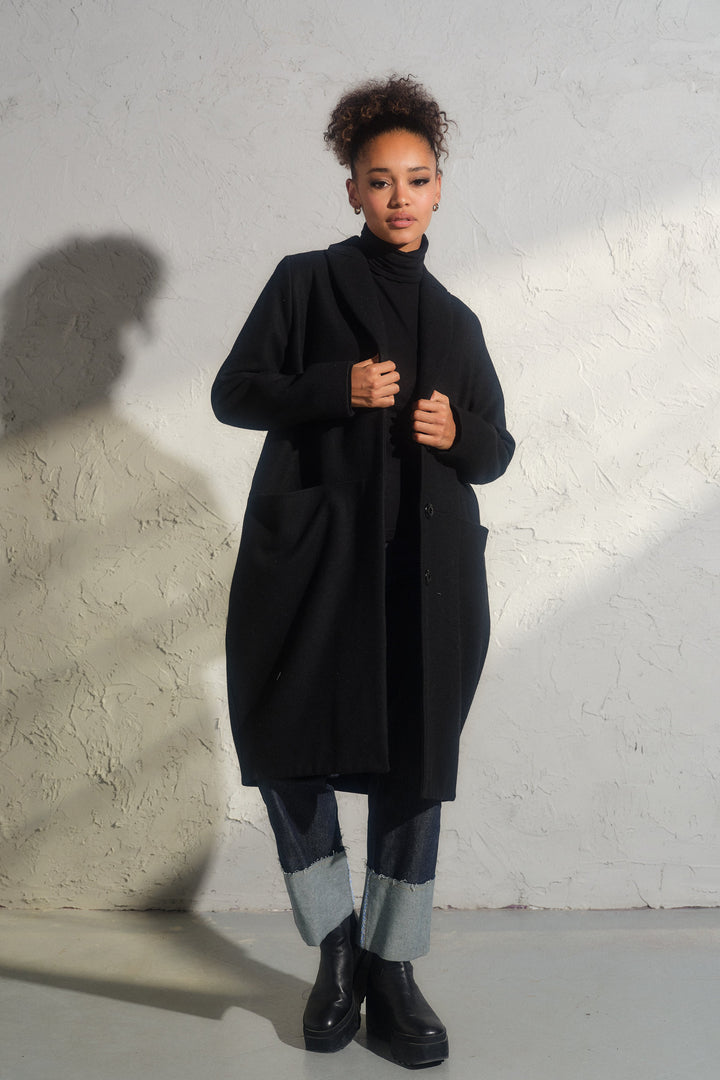 Oversized 100% Sheep Wool Coat