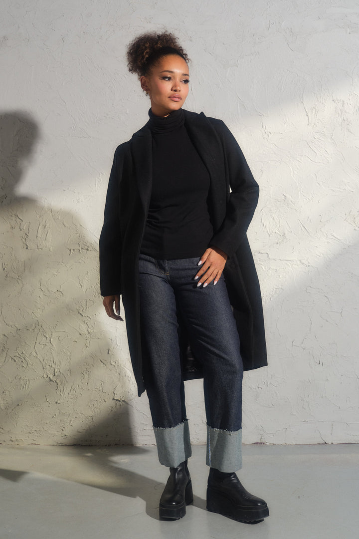 Oversized 100% Sheep Wool Coat