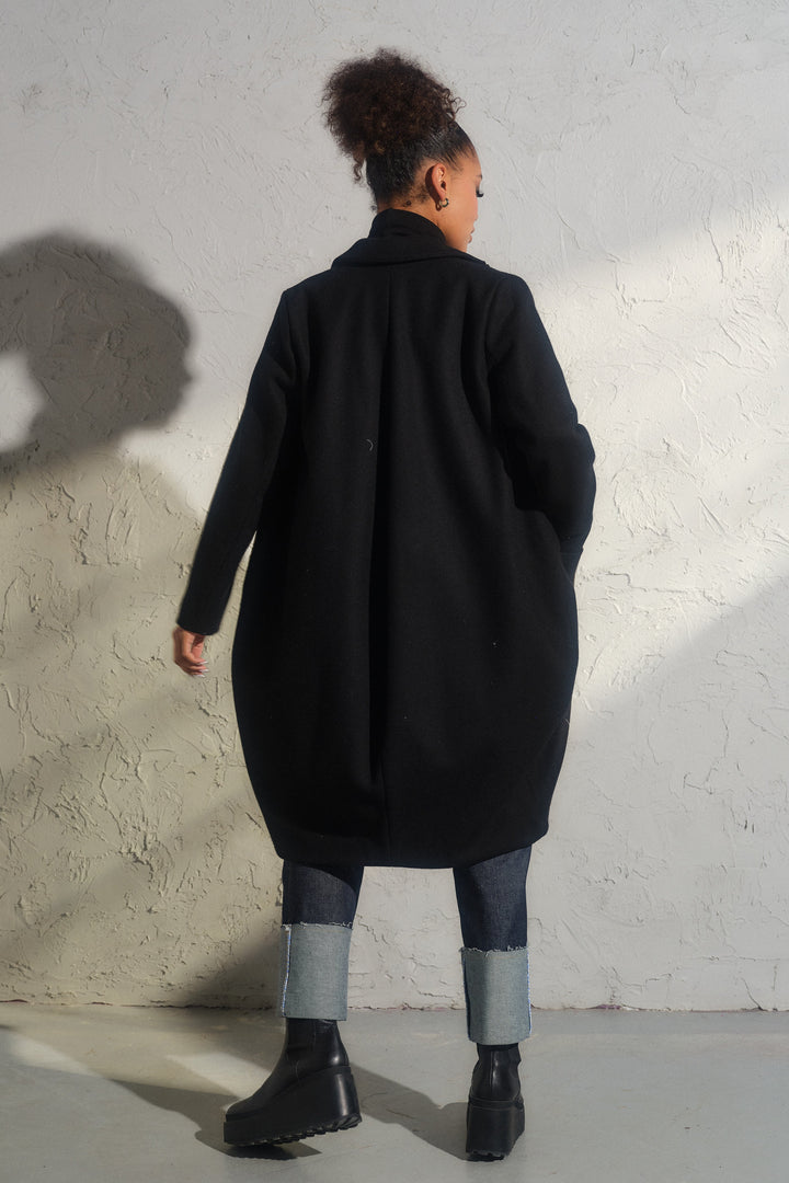 Oversized 100% Sheep Wool Coat