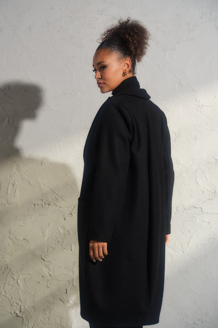 Oversized 100% Sheep Wool Coat