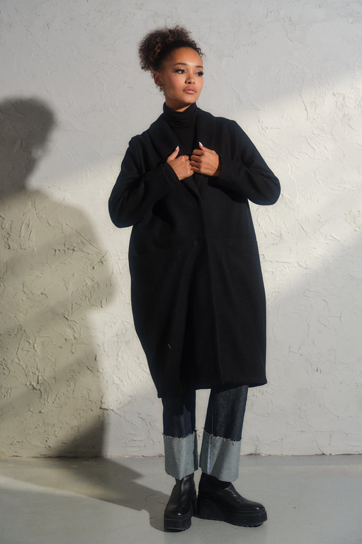 Oversized 100% Sheep Wool Coat