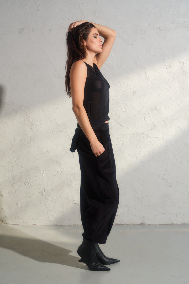 Barrel Cut Corduroy Pants Women