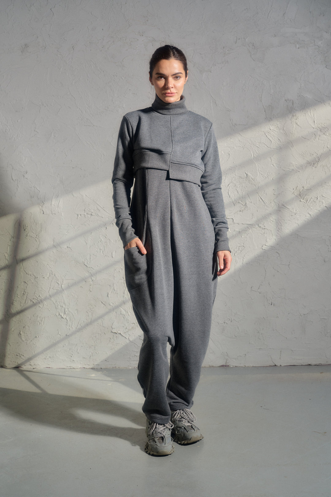 Asymmetrical Quilted Cotton Crop Top – Avant-Garde Streetwear