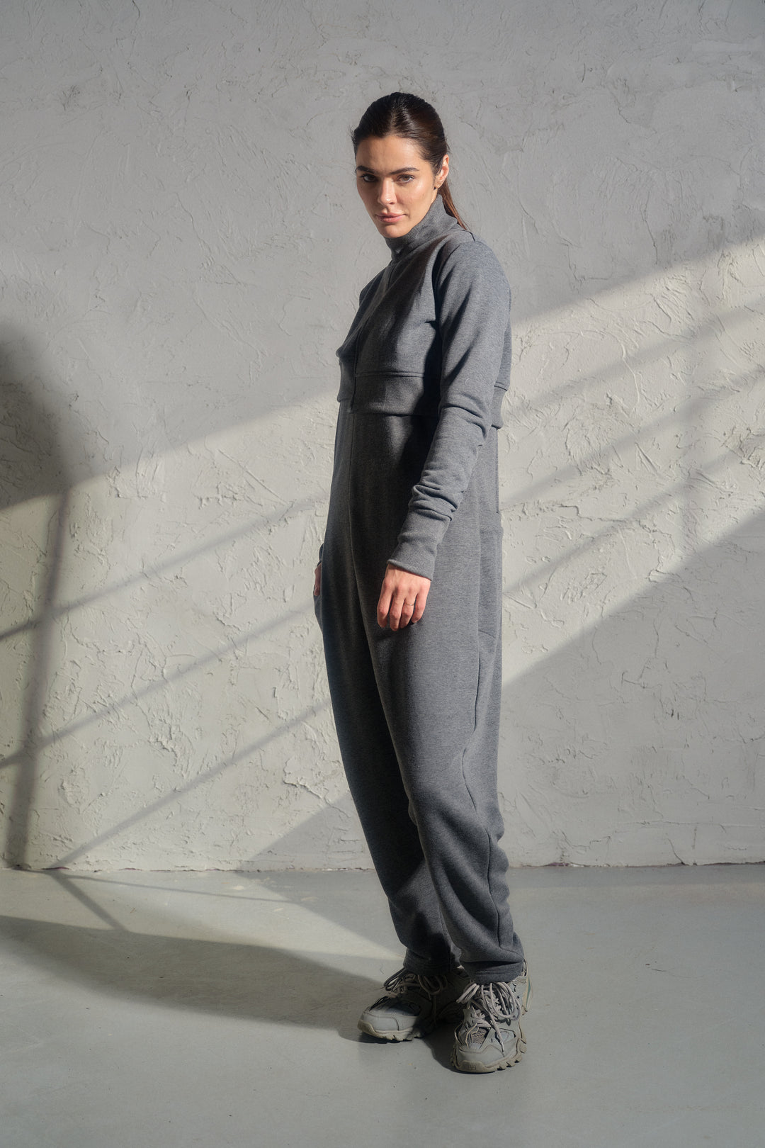 Asymmetrical Quilted Cotton Crop Top – Avant-Garde Streetwear