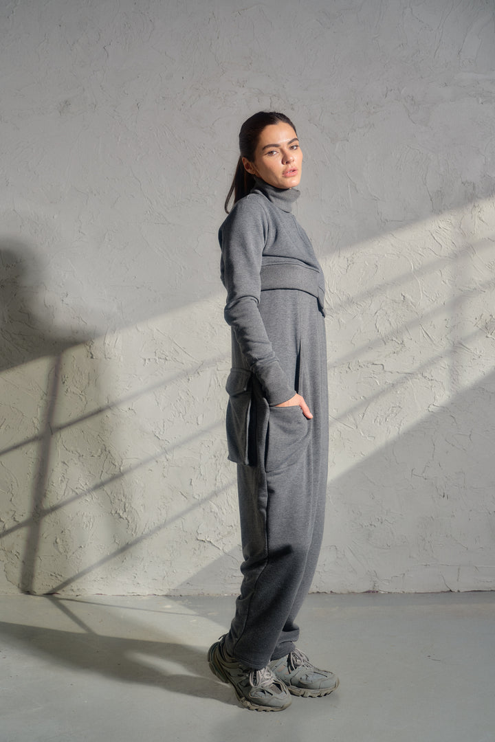 Asymmetrical Quilted Cotton Crop Top – Avant-Garde Streetwear