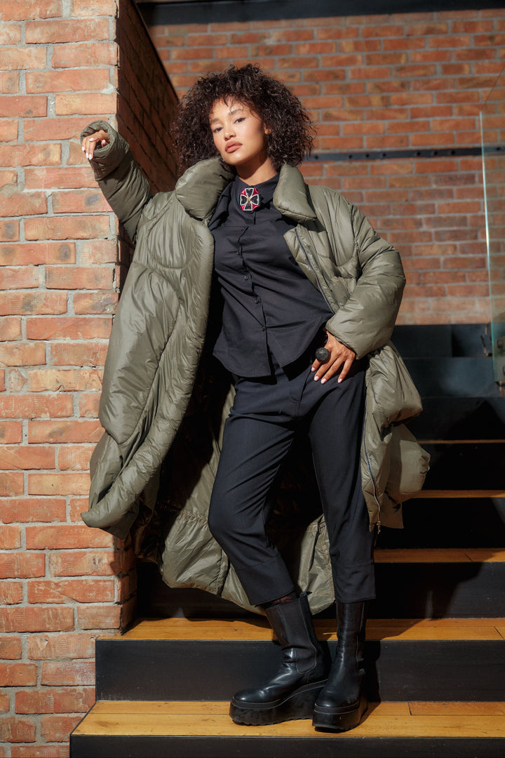 Merino wool baggy pants