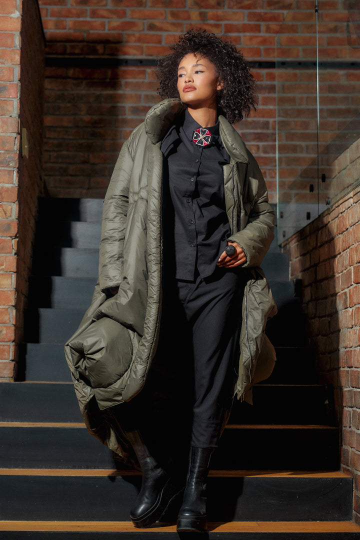 Transitional jacket in Khaki green