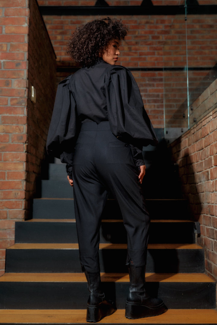 Merino wool baggy pants