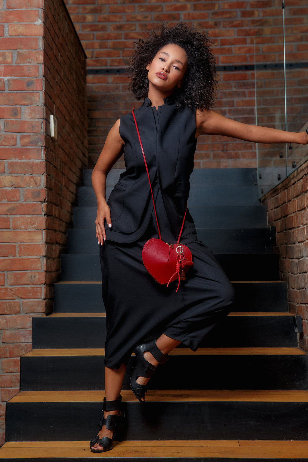 Double lapel merino wool blazer vest