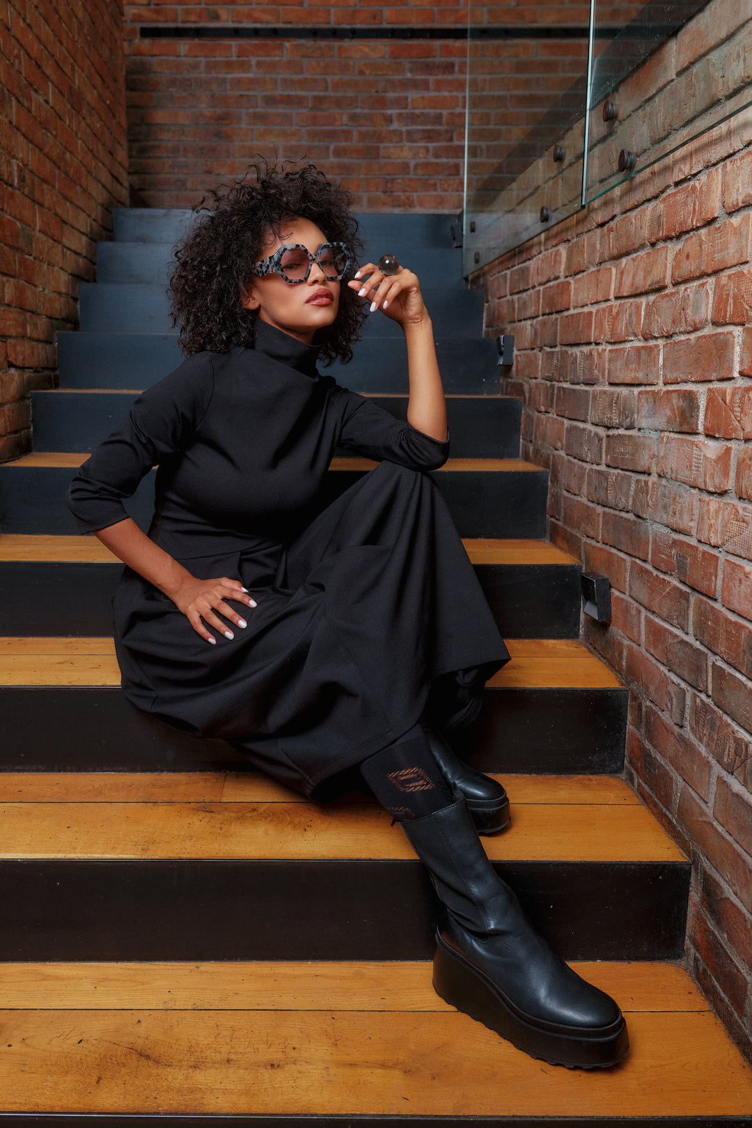 Avant-Garde Punto Milano Winter Dress