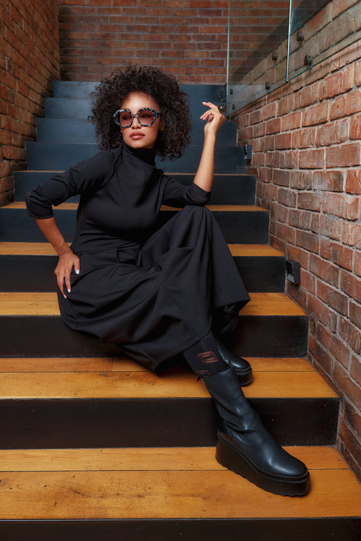 Avant-Garde Punto Milano Winter Dress