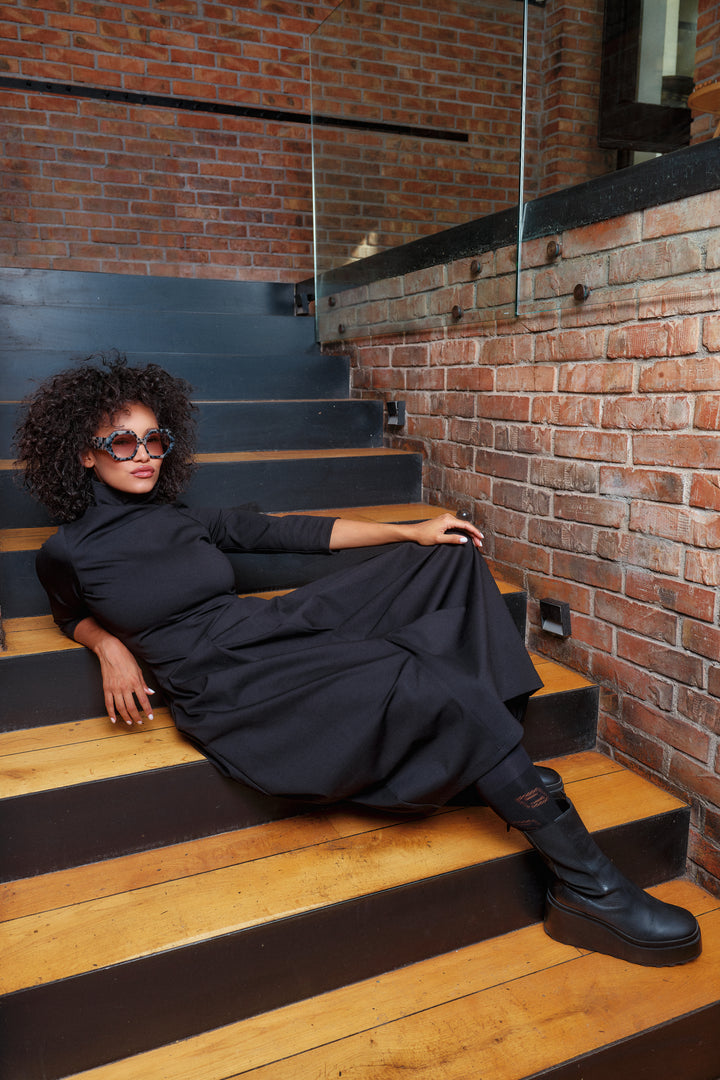 Avant-Garde Punto Milano Winter Dress