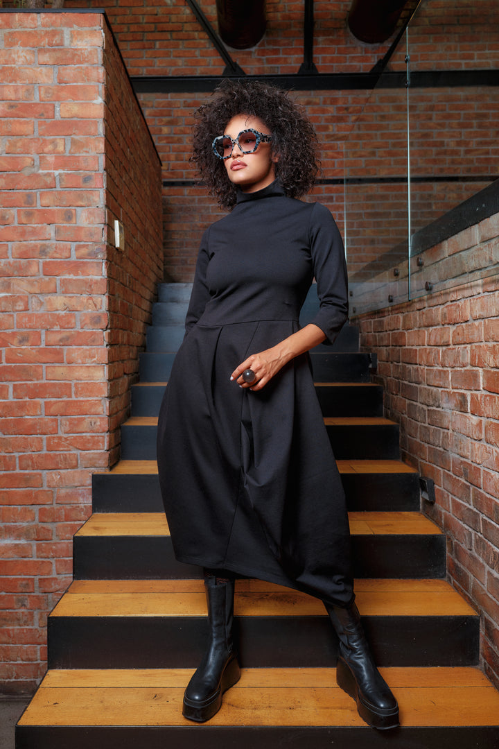 Avant-Garde Punto Milano Winter Dress