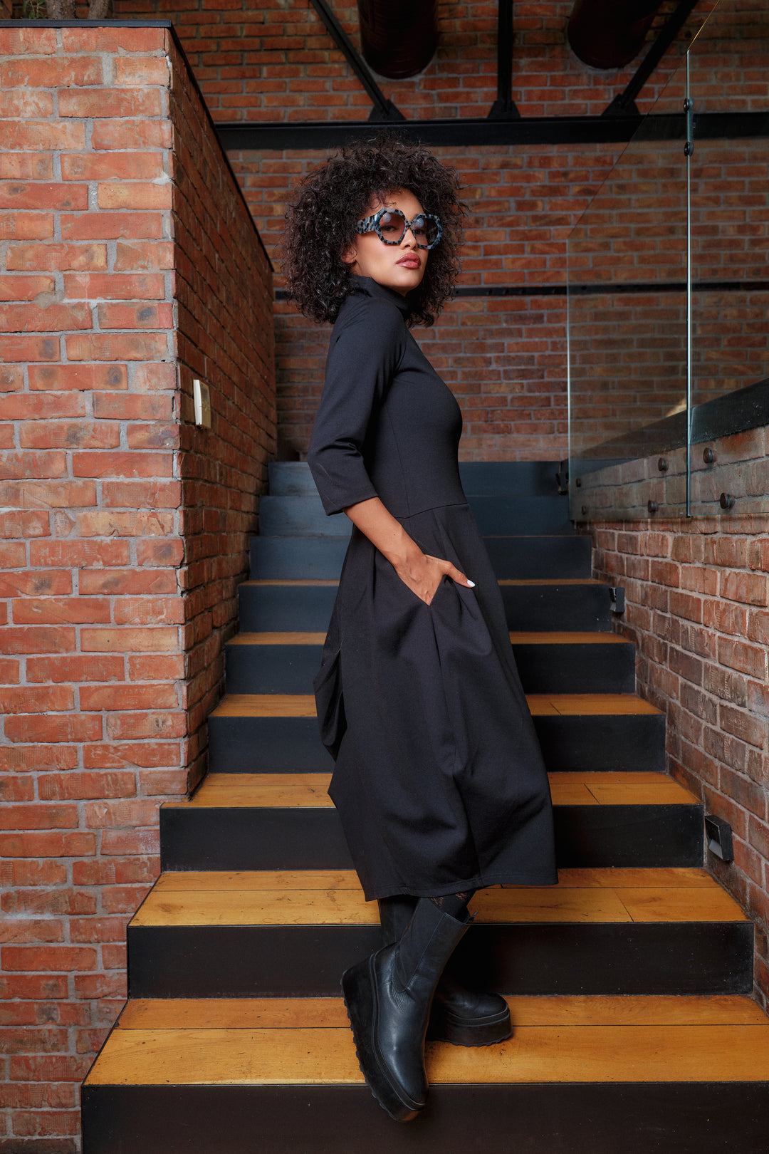 Avant-Garde Punto Milano Winter Dress