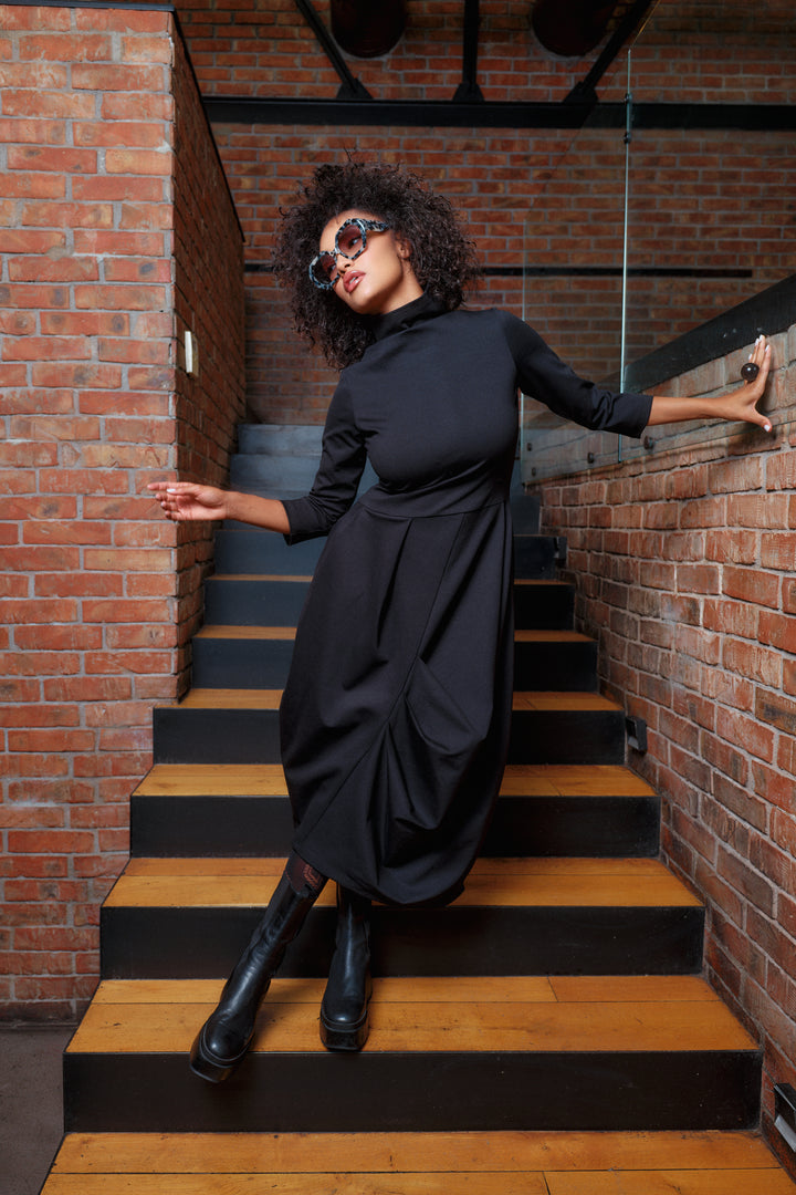 Avant-Garde Punto Milano Winter Dress