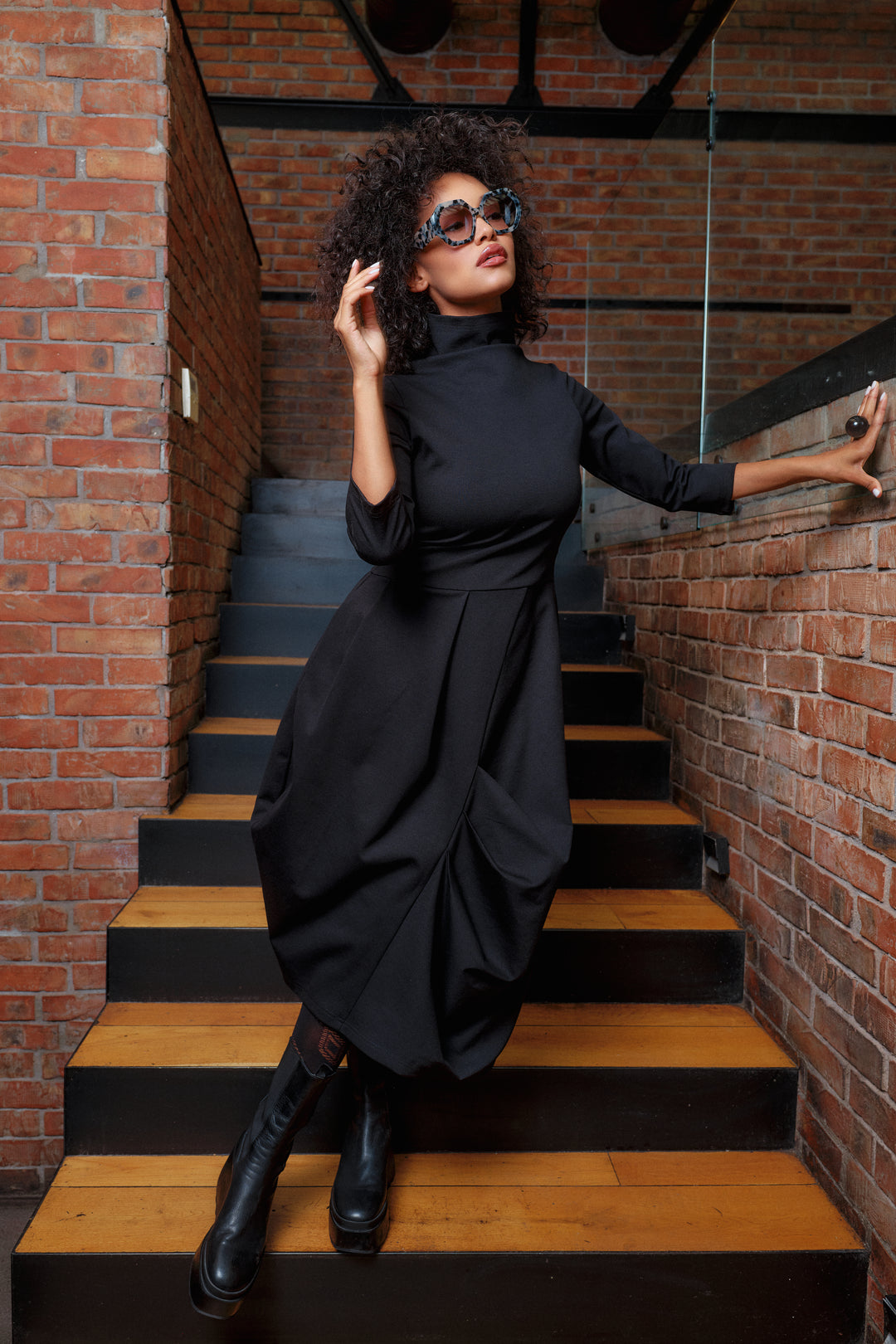 Avant-Garde Punto Milano Winter Dress