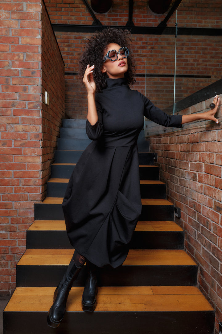 Avant-Garde Punto Milano Winter Dress