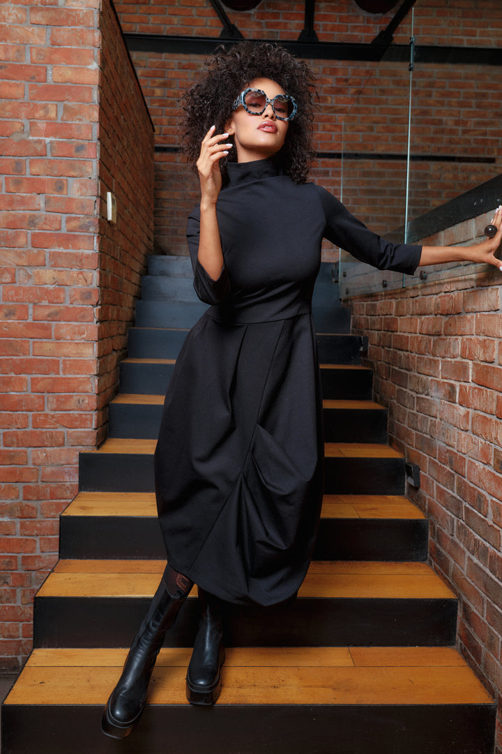 Avant-Garde Punto Milano Winter Dress