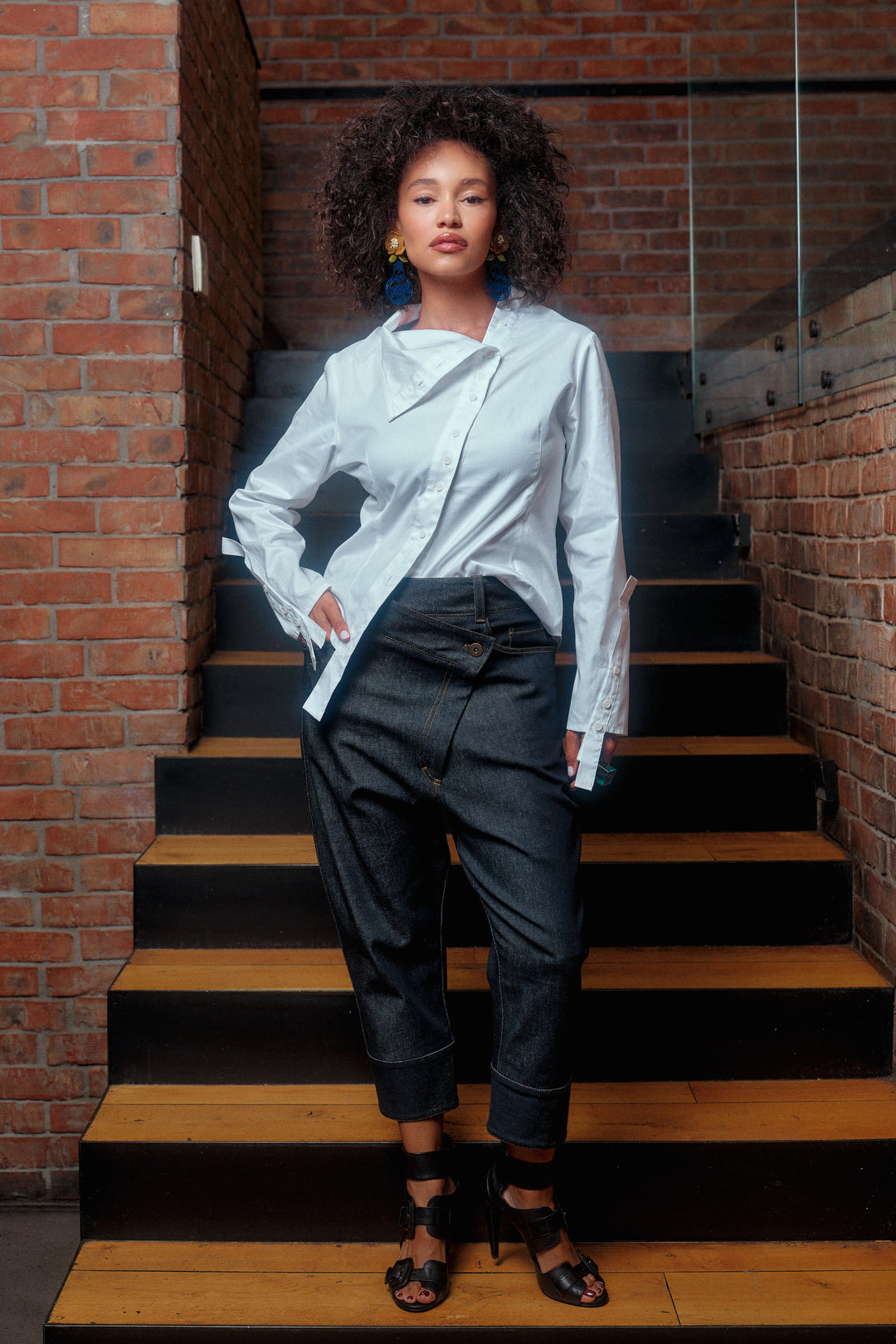 White cotton shirt women's 