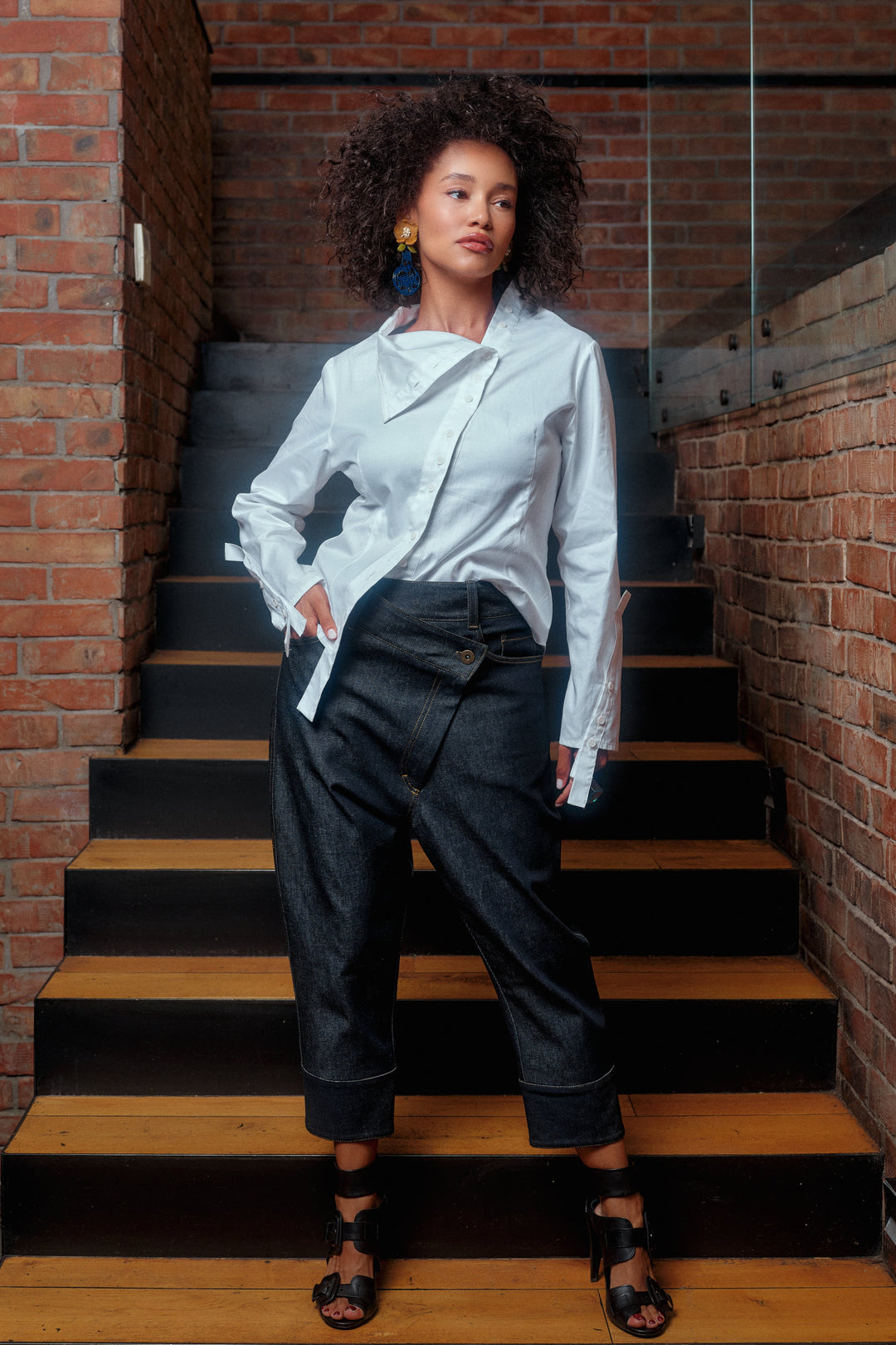 White cotton shirt women's 