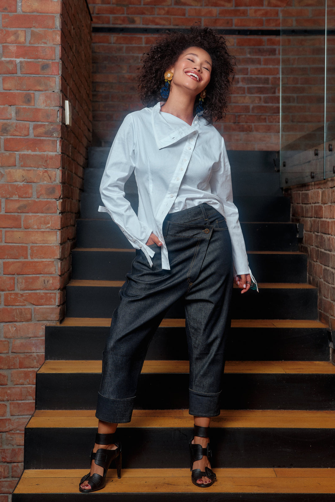 White cotton shirt women's 