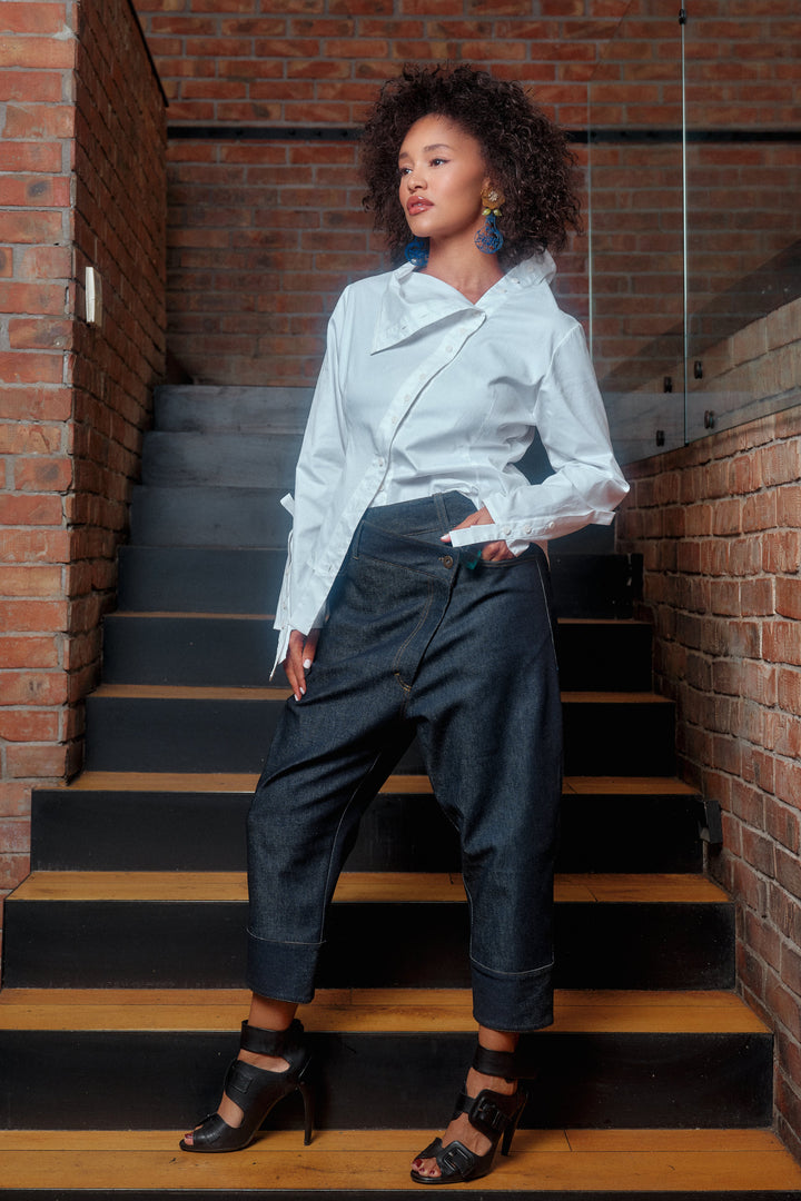 White cotton shirt women's 