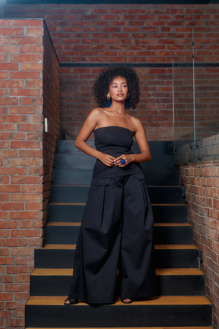 Handmade Cotton Bustier Top