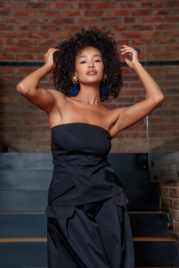 Handmade Cotton Bustier Top