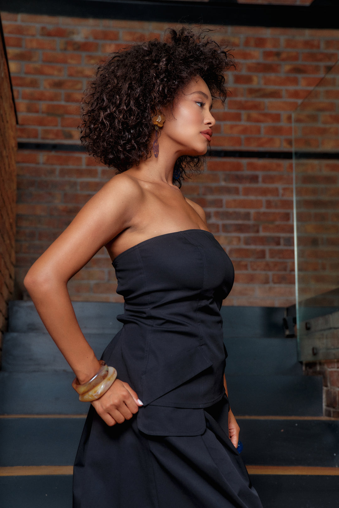 Handmade Cotton Bustier Top