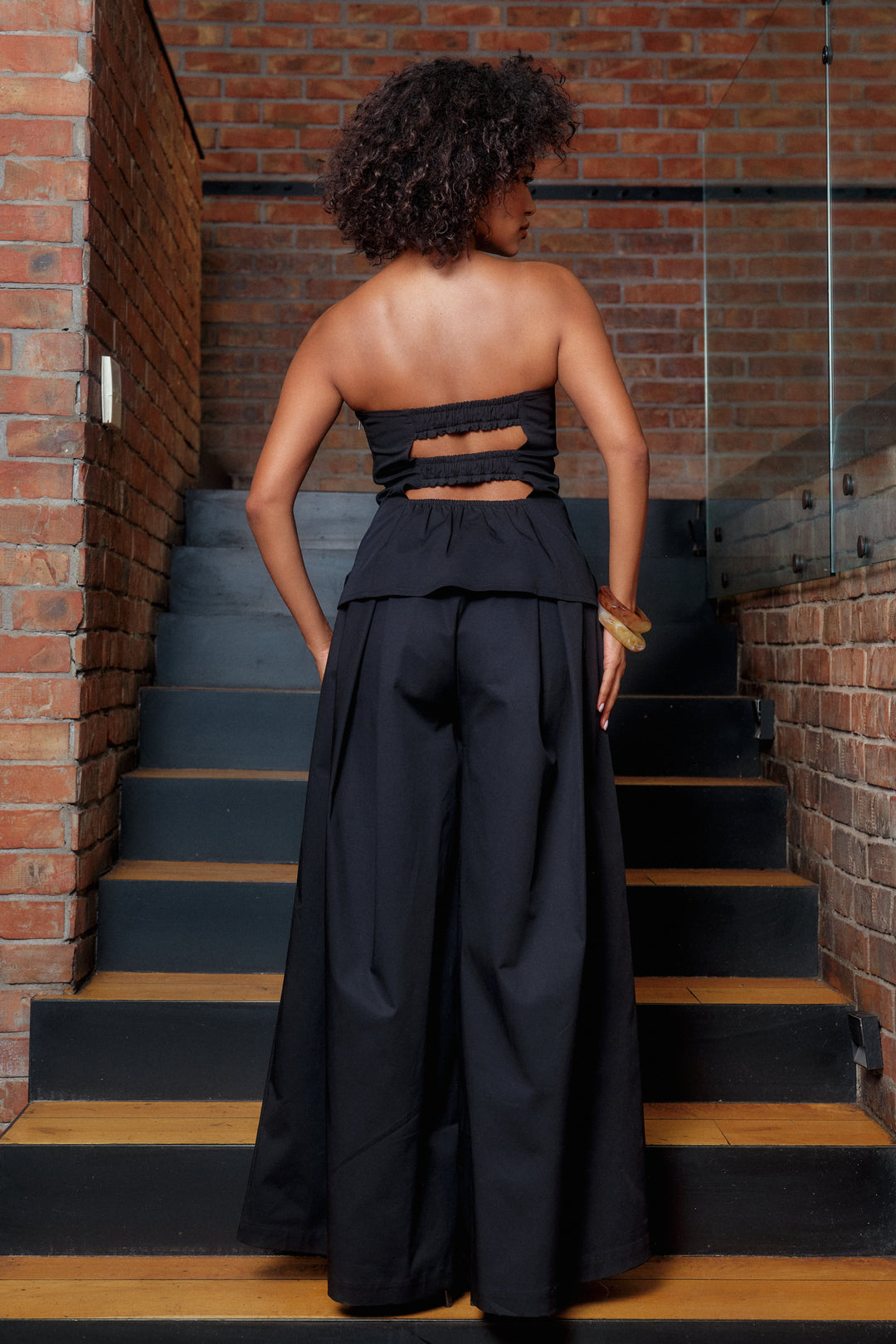 Black Wide Leg Palazzo Pants