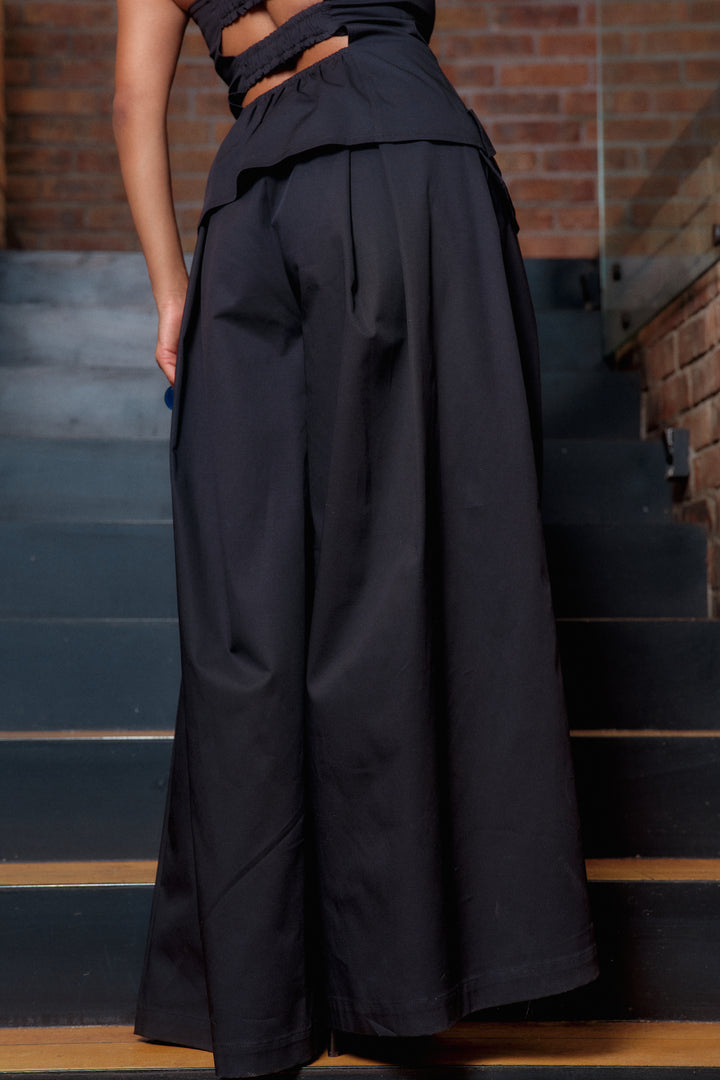 Black Wide Leg Palazzo Pants