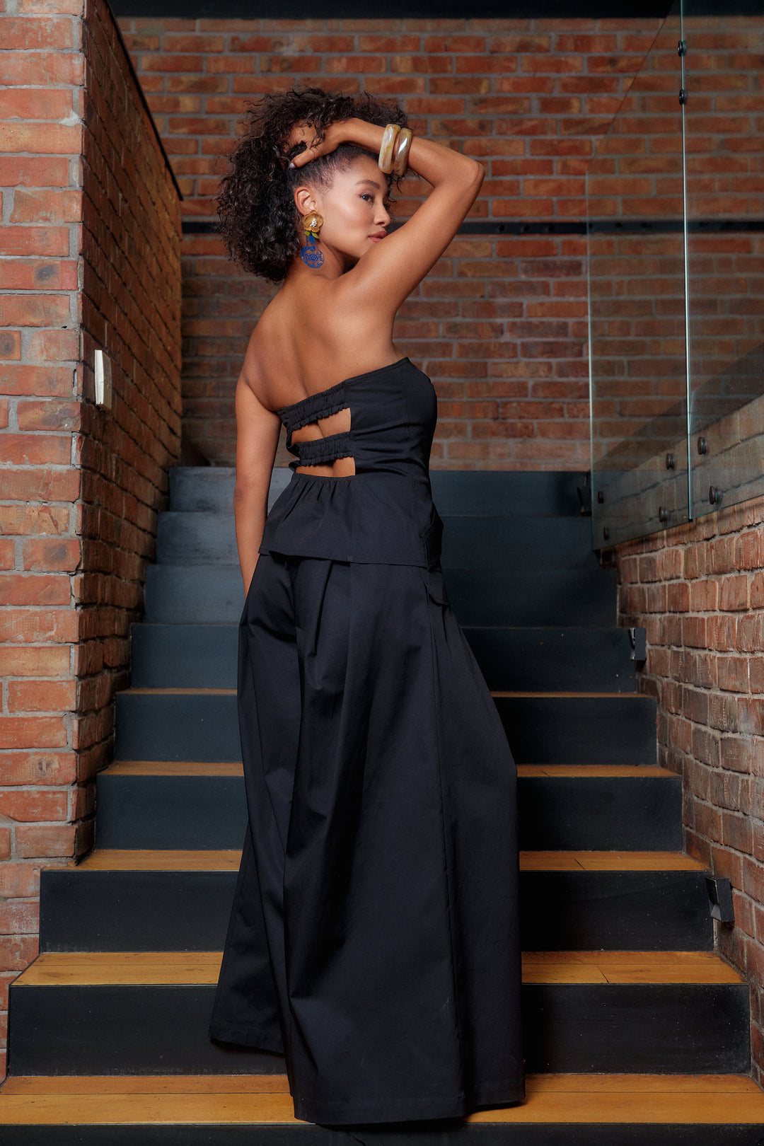 Black Wide Leg Palazzo Pants