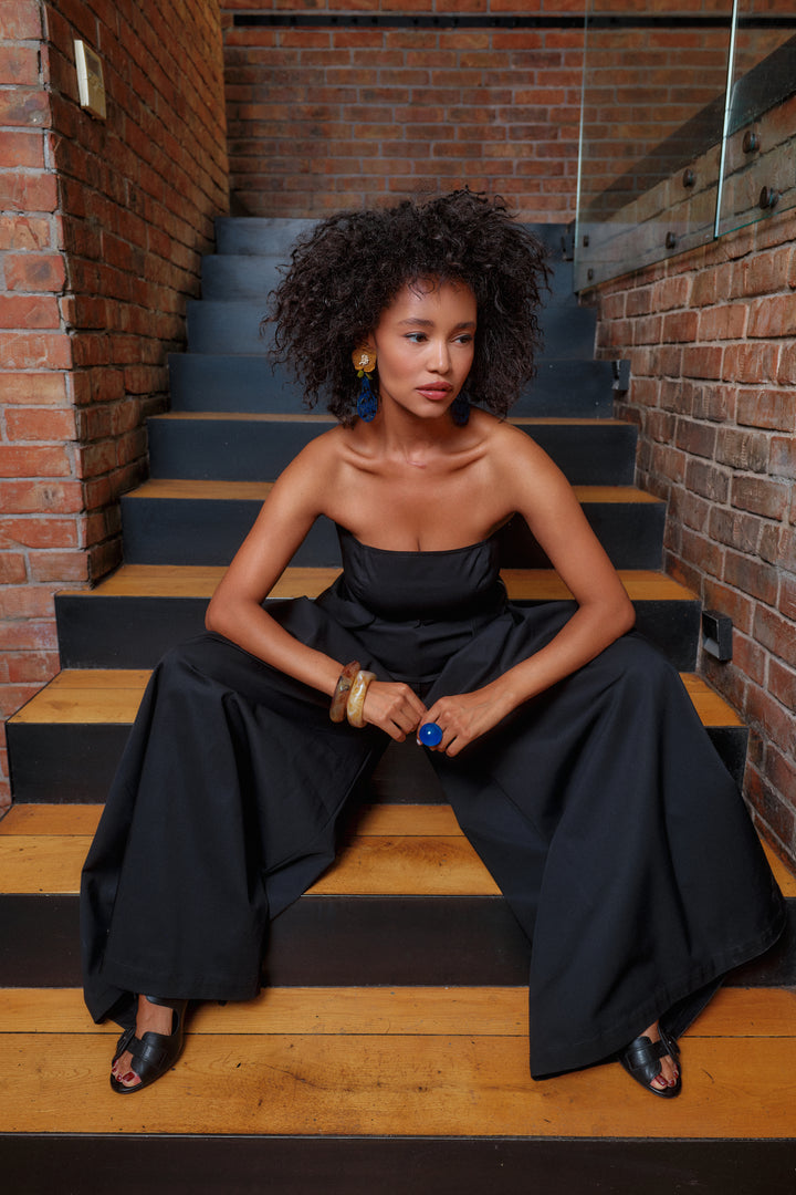 Black Wide Leg Palazzo Pants