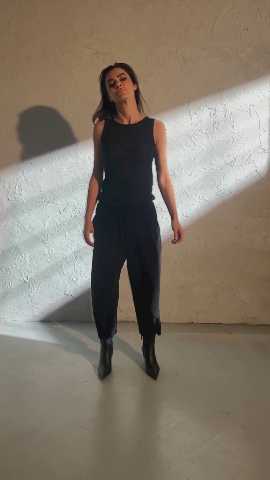 Barrel Cut Corduroy Pants Women