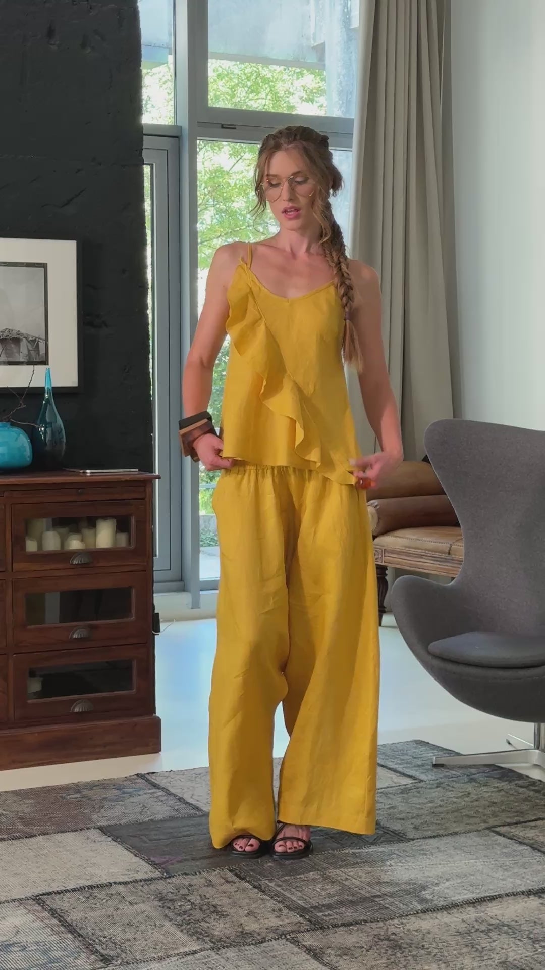 Linen Loveliness - Canotta elegante per l'estate