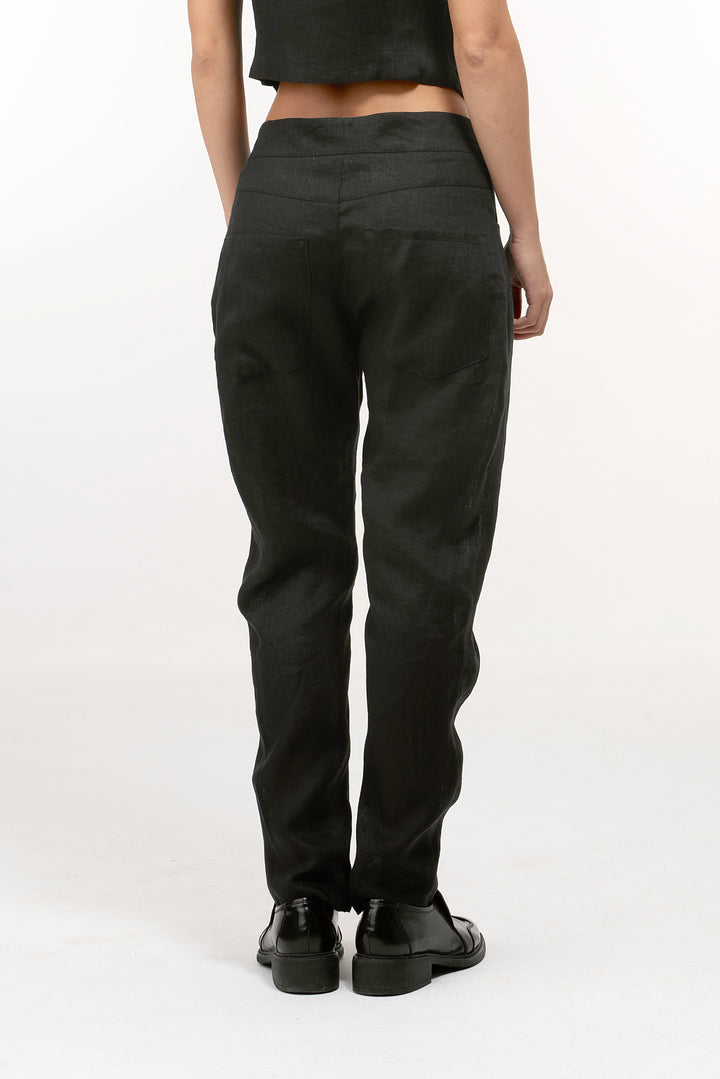 Organic Linen Straight Leg Pants