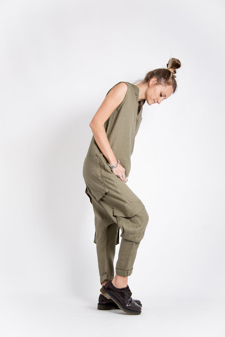  Linen Jumpsuit