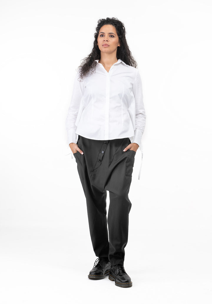 Wool Harem Pants Women