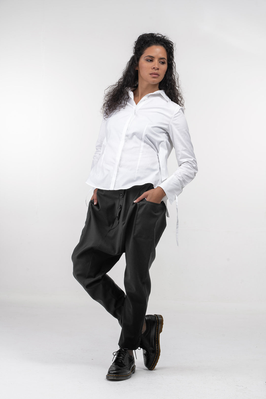 Wool Harem Pants Women