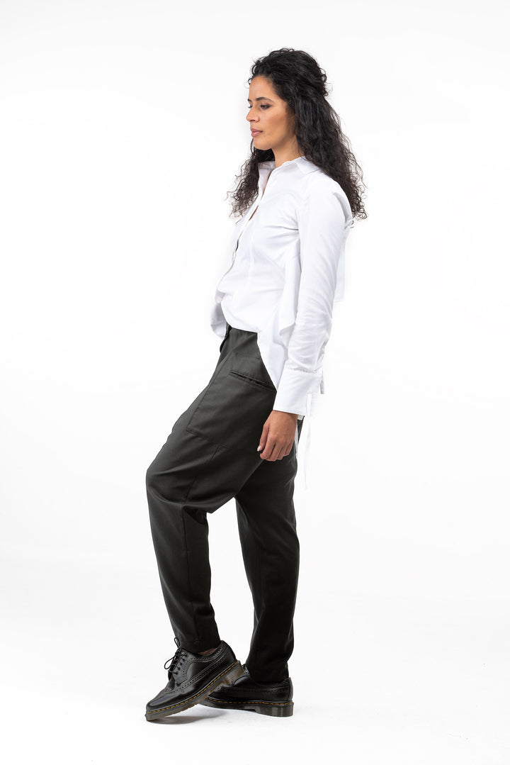 Wool Harem Pants Women