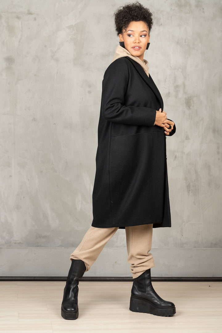 100% Winter Wool Coat for Women