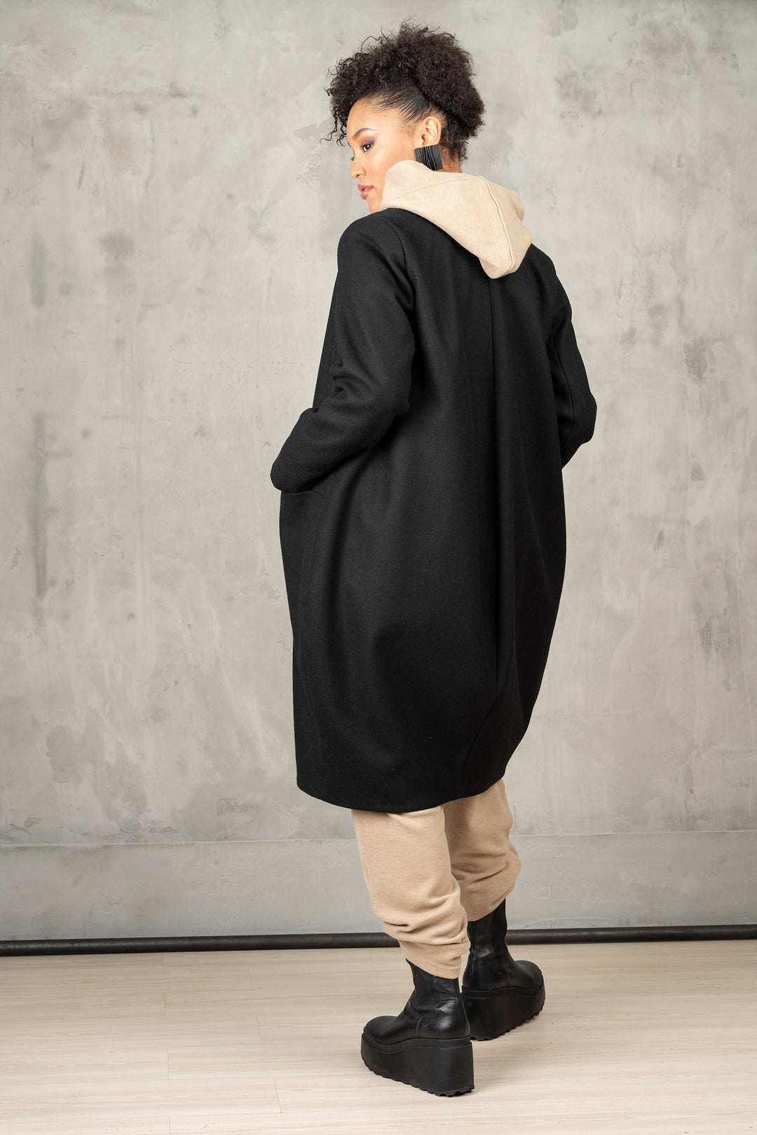 100% Winter Wool Coat for Women