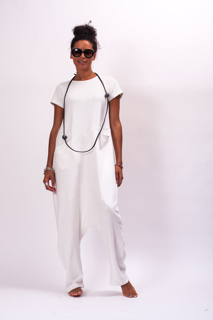 White Harem Overalls