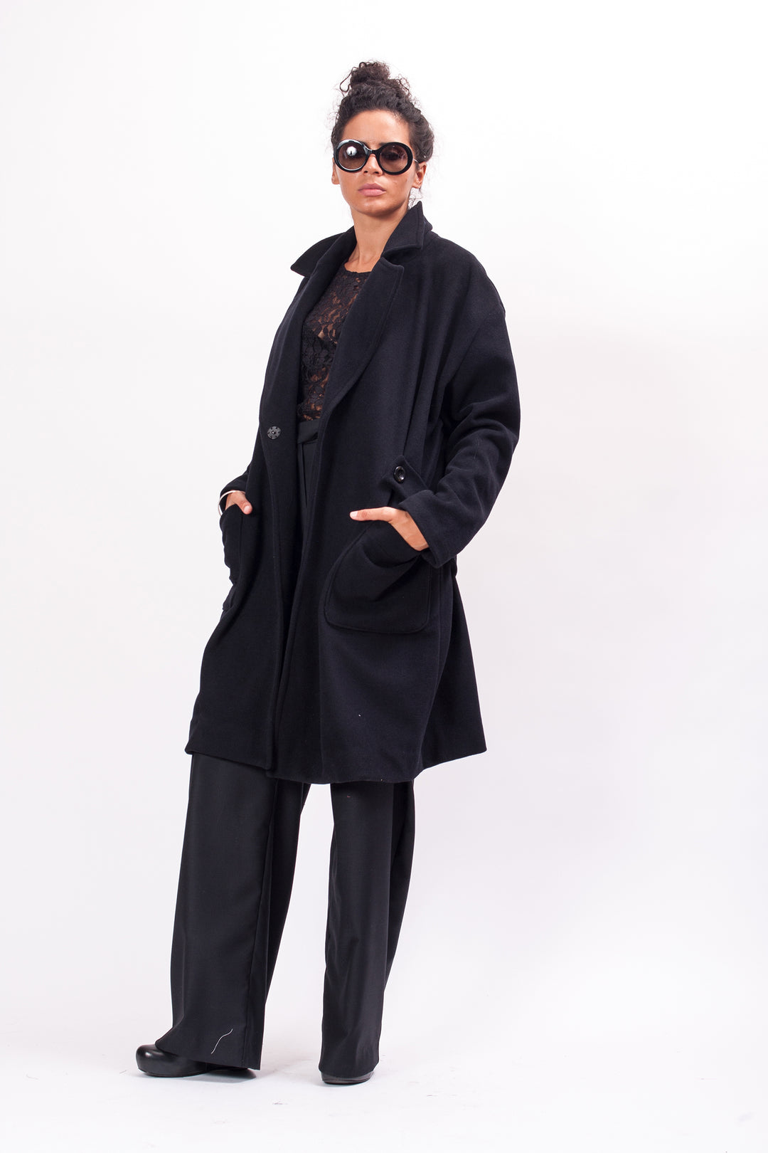 Handmade Wool Winter Coat Women