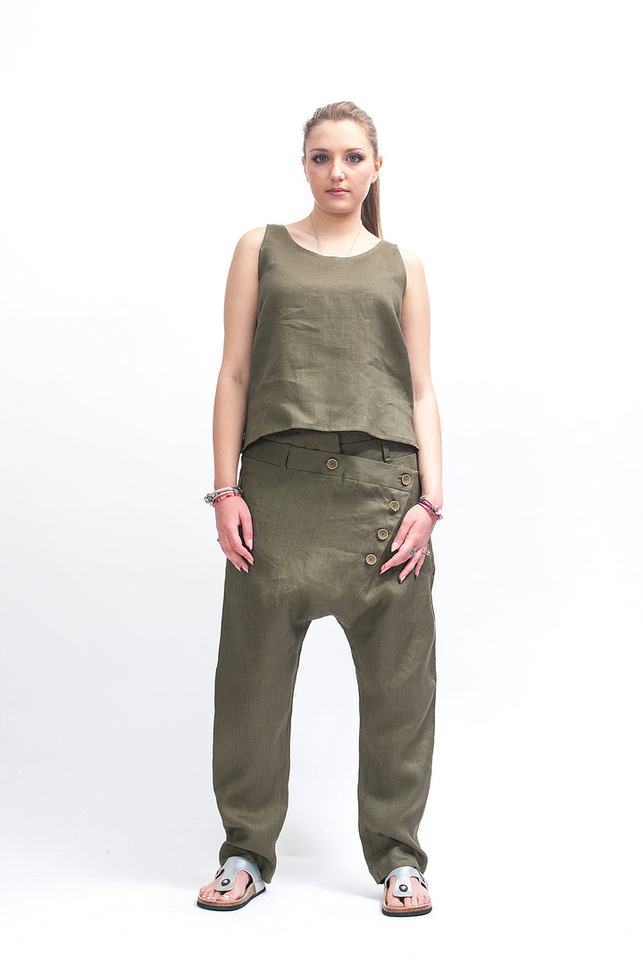 Linen Harem Women's Pants